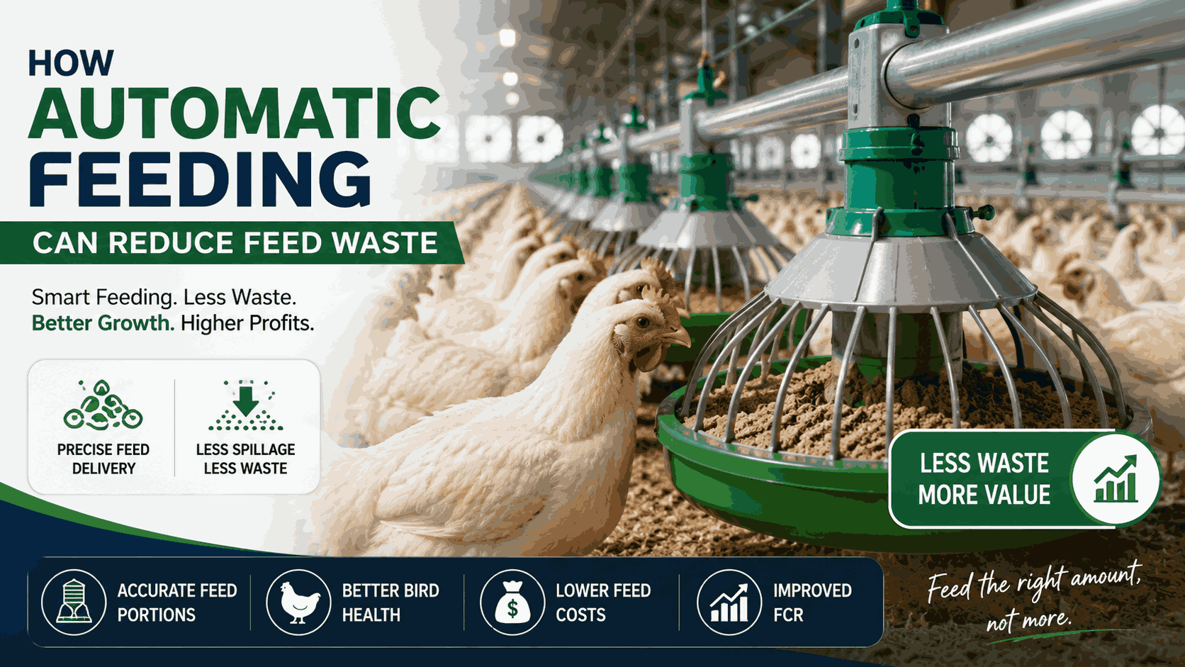 How Automatic Feeding Can Reduce Feed Waste