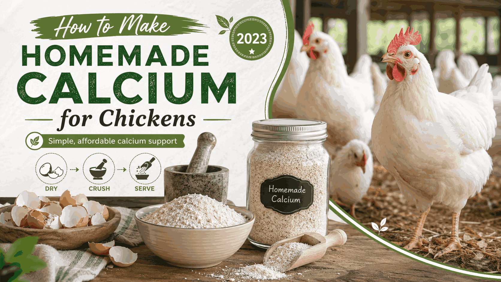 Calcium for Laying Hens: Safe Sources and Feeding Control