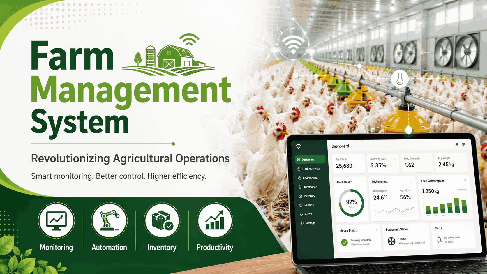 Integrating Equipment in a Modern Broiler House