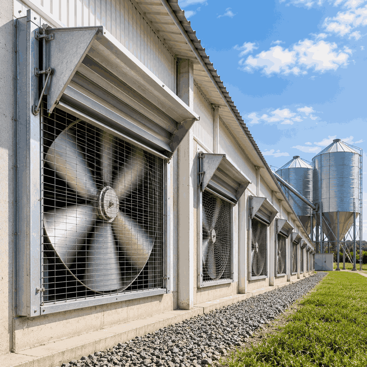 Poultry Exhaust Fans Applications